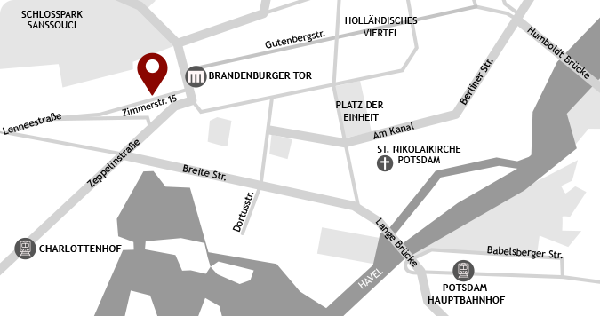 Märkische Hausverwaltung Potsdam Lageplan